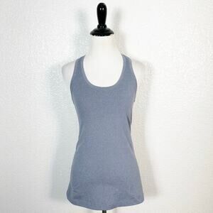 Lululemon Womens‎ Cool Racerback II Tank Top Athletic Active in Heathered Blue 4